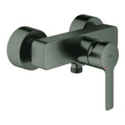 Grohe Brause-Einhebelmischer Lineare hard graphite gebürstet, Wandmontage