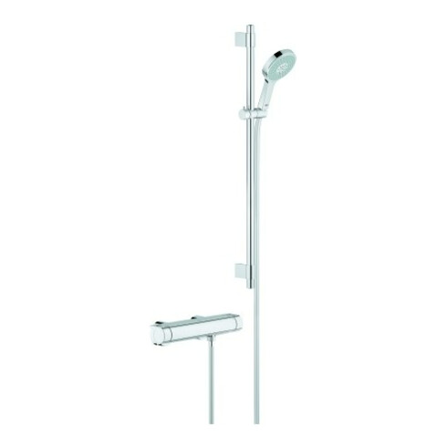 Grohe Brause-Thermostat Grohtherm 2000 chrom, DN 15, mit Brausegarnitur