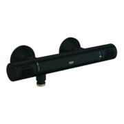 Grohe Brause-Thermostat Grohtherm 500 1/2", Wandmontage, matt black