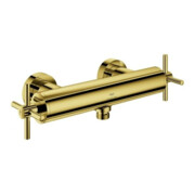 Grohe Brause-Zweigriff-Armatur Atrio 1/2", m Kreuzgr., Wd-mont., cool sunrise