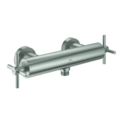 Grohe Brause-Zweigriff-Armatur Atrio 1/2", m Kreuzgr., Wd-mont., supersteel