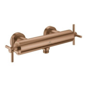 Grohe Brause-Zweigriff-Armatur Atrio 1/2", m Kreuzgr., Wd-mont., w. suns geb.