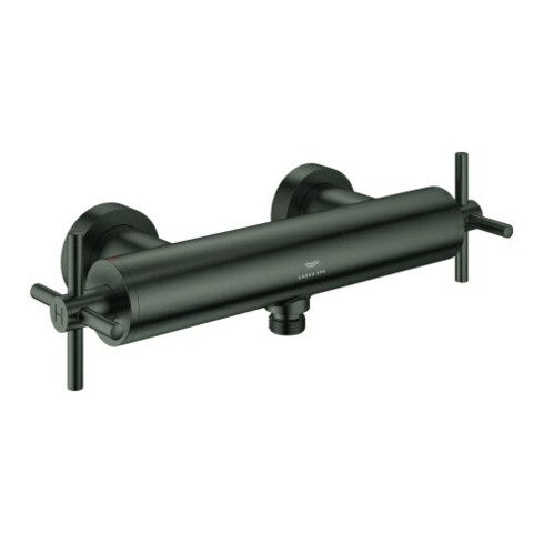 Grohe Brause-Zweigriff-Armatur Atrio 1/2", m KrG, Wd-mont., hd graph. geb.
