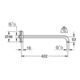 Grohe Brausearm RAINSHOWER Ausladung 422 mm chrom-1