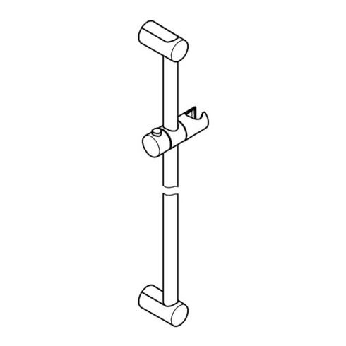 Grohe Brausestange 100 COSMOPOLITAN TEMPESTA 900 mm chrom