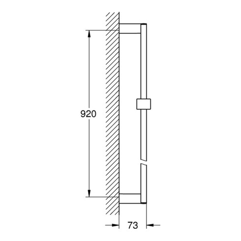 Grohe Brausestange Cube EUPHORIA 900 mm chrom