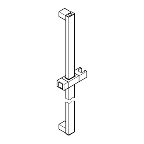 Grohe Brausestange Cube EUPHORIA 900 mm chrom