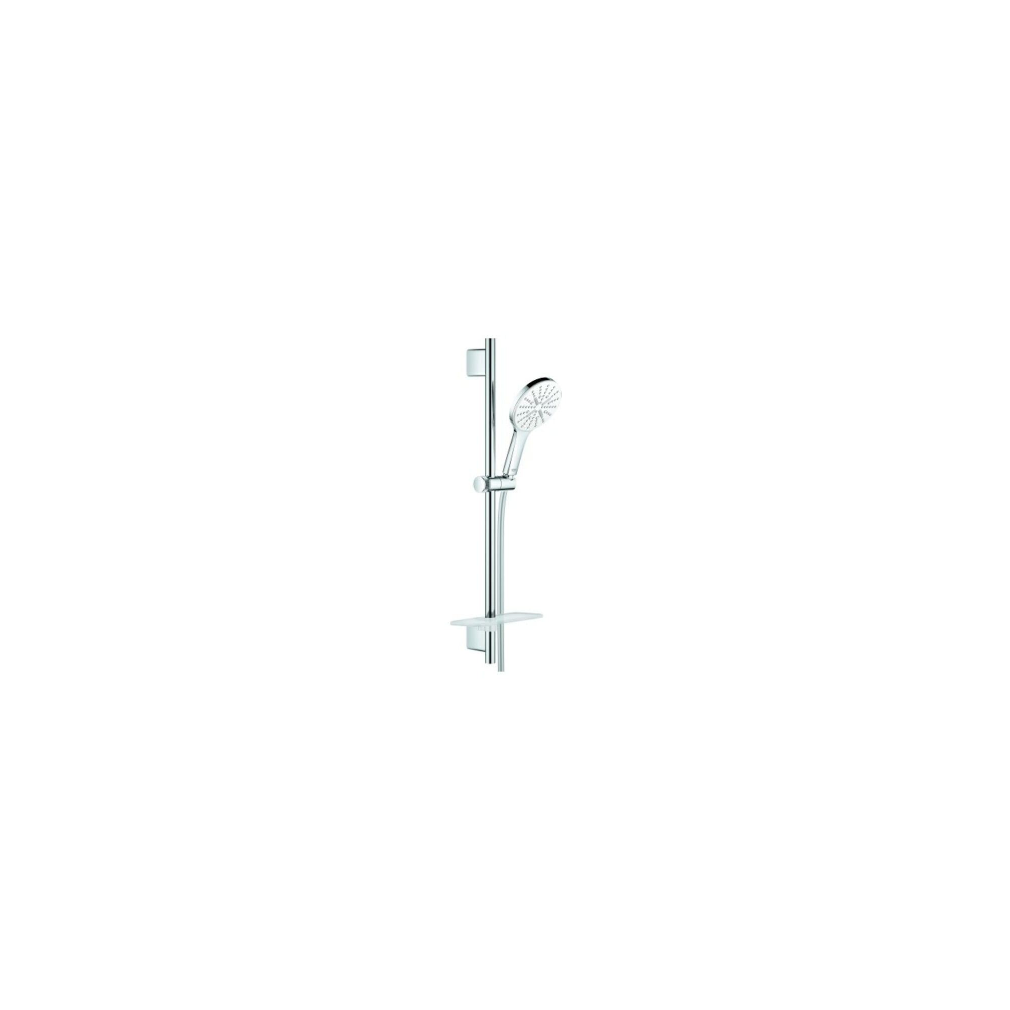 Grohe Brausestangenset Rainshower SmartActive 130 m Begr. 9,5 l/m, Stg 60cm, 3 S-Art., m w