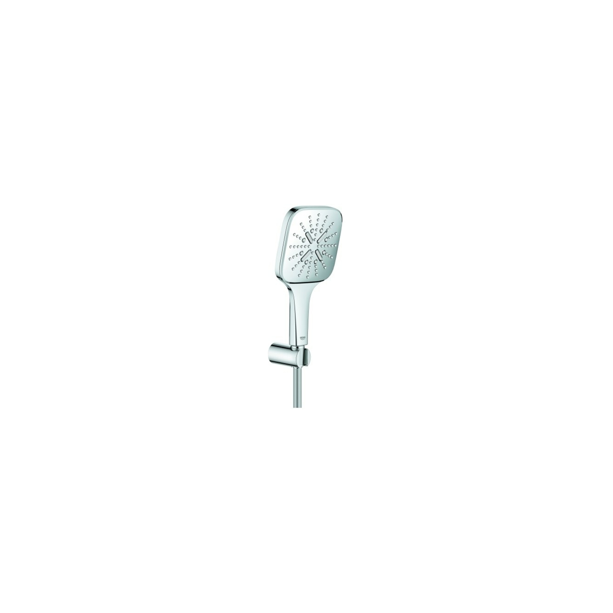 Grohe BrG Rainshower SmartActive130 Cube 3 Strahlarten, chrom