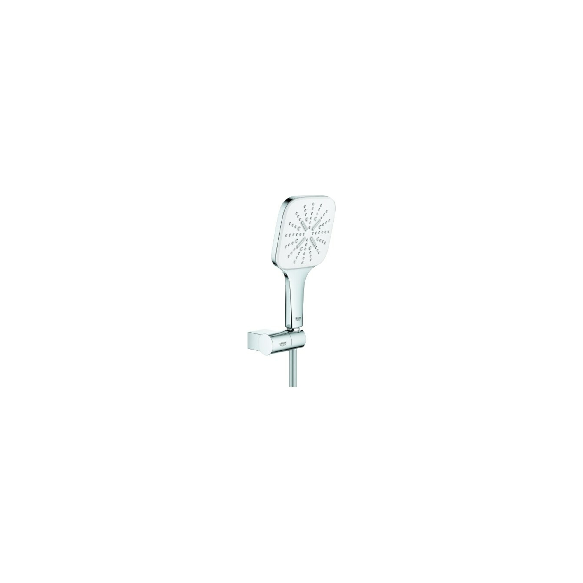 Grohe BrG Rainshower SmartActive130 Cube 3 Strahlarten, moon white