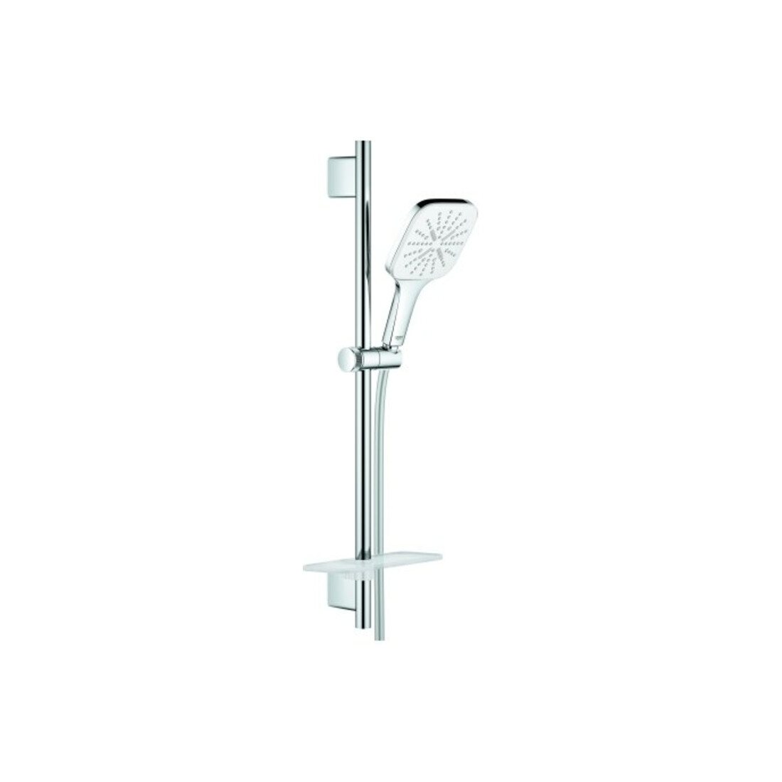 Grohe BrG Rainshower SmartActive130 Cube Stg 60cm, 3 S-Art., m Begr. 9,5 l/m, m w