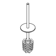 Grohe Brosse de rechange 40951 pour ensemble brosse WC chrome-3
