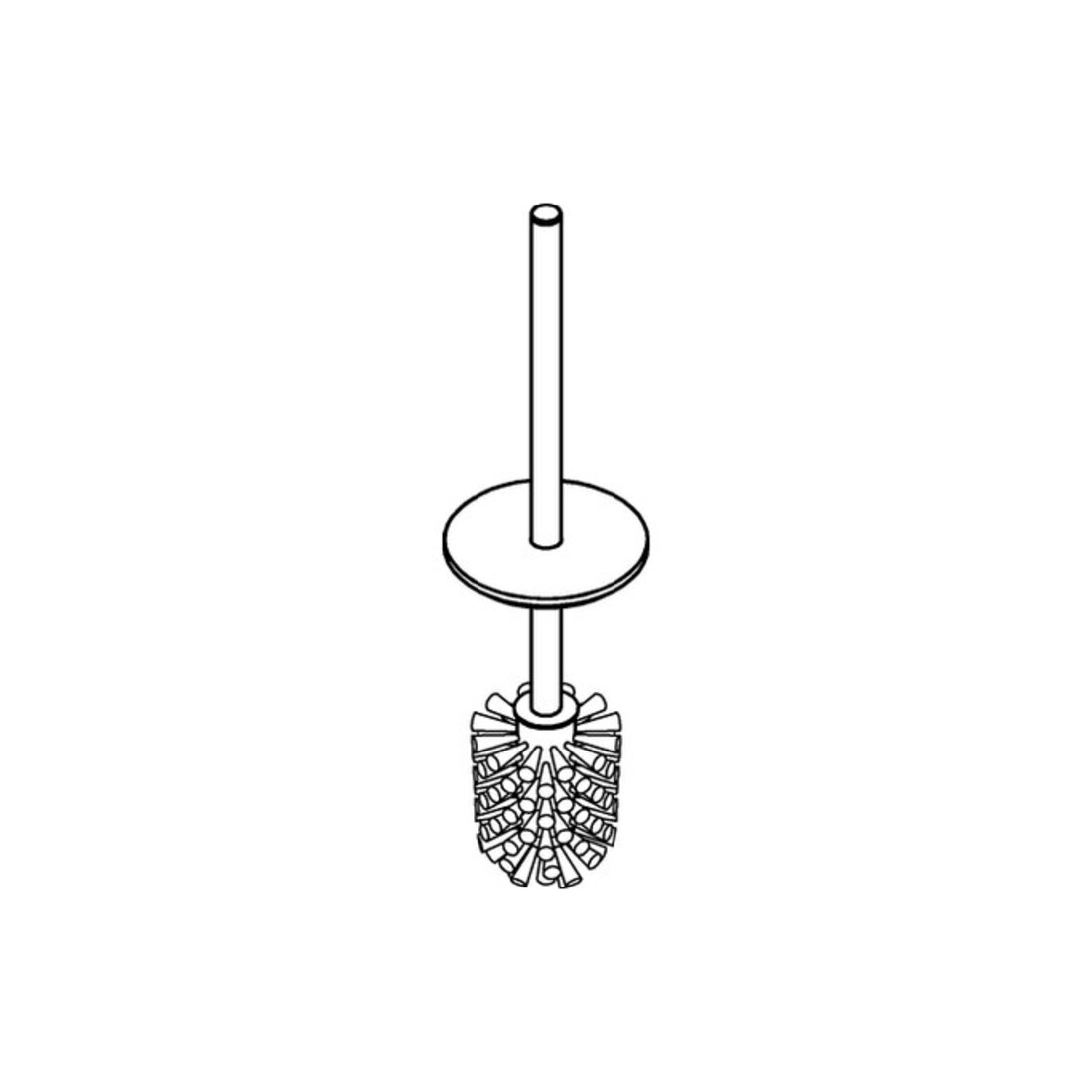 Grohe Brosse de rechange 40951 pour ensemble brosse WC chrome