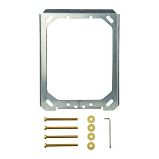 Grohe Cadre de fixation 43215 complet en laiton pour plaque de recouvrement WC