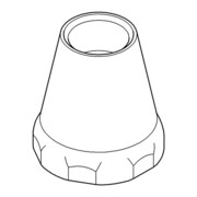 Grohe Capuchon 41006 pour robinets muraux extérieurs antigel Eurotec chrome-4