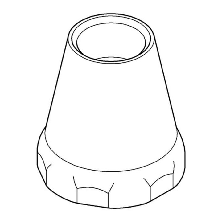 Grohe Capuchon 41006 pour robinets muraux extérieurs antigel Eurotec chrome