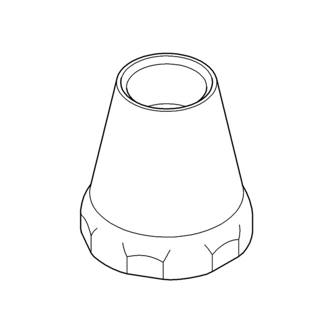 Grohe Capuchon 41006 pour robinets muraux extérieurs antigel Eurotec chrome
