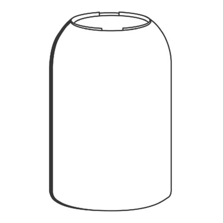 Grohe Capuchon à vis 02693 pour mitigeur monocommande FMS blanc lune