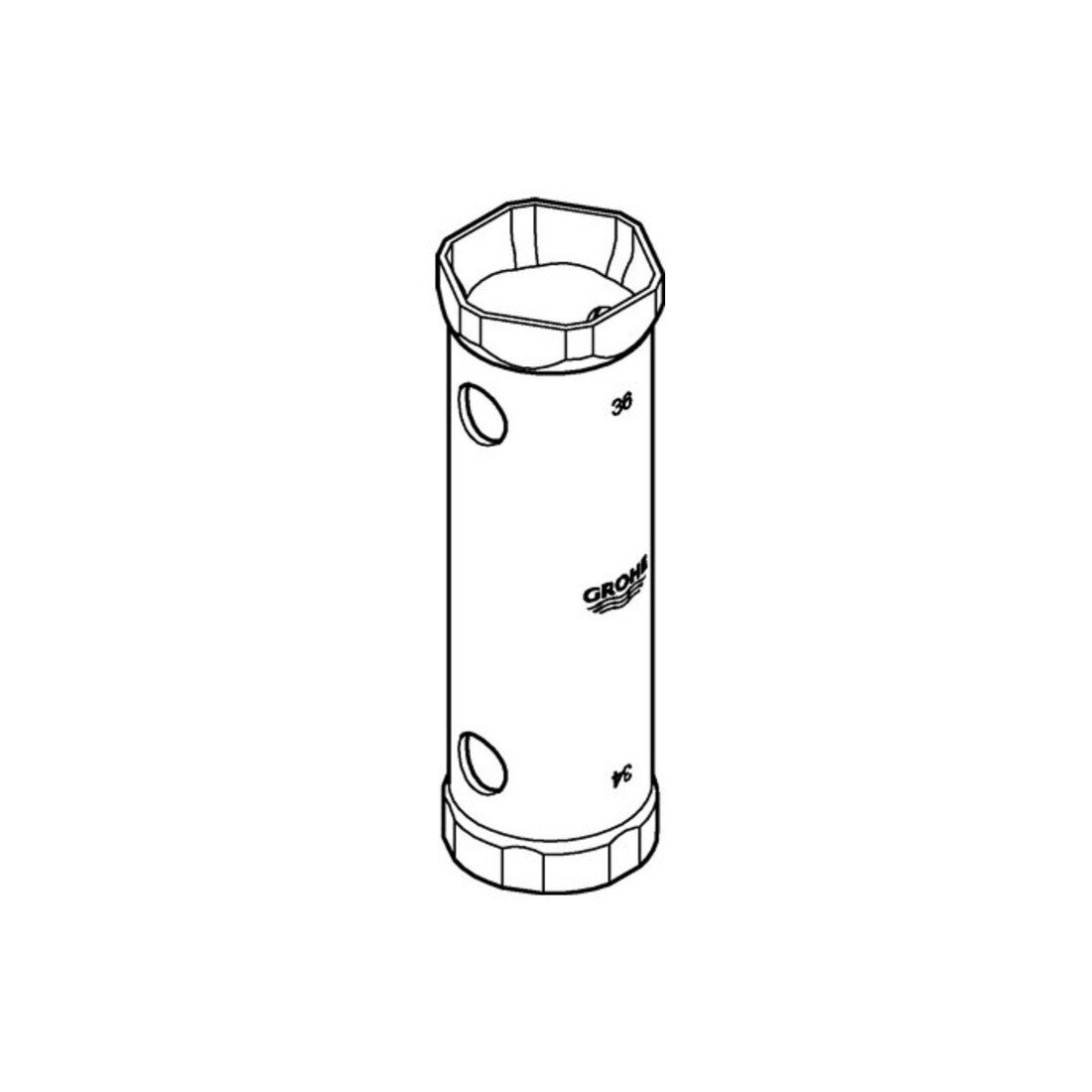 Grohe Clé à douille 49059 SW 36 mm