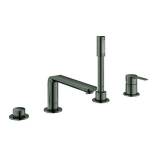 Grohe Combinaison baignoire 4 trous Lineare graphite dur brossé