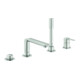 Grohe Combinaison baignoire 4 trous Lineare supersteel-1