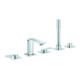 Grohe Combinaison baignoire 5 trous Allure montage sur banc carrelé, chrome-1