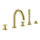 Grohe Combinaison baignoire 5 trous Atrio avec poignées croisillons, cool sunrise-1