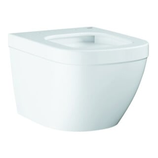 Grohe Comp WC suspendu céramique Euro, sans rebord, blanc alpin PureGuard/Hyper Clean
