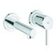 Grohe Concetto Set de montage prêt à l'emploi Mitigeur lavabo encastré 2 trous, bec 14,7 cm, chromé-1