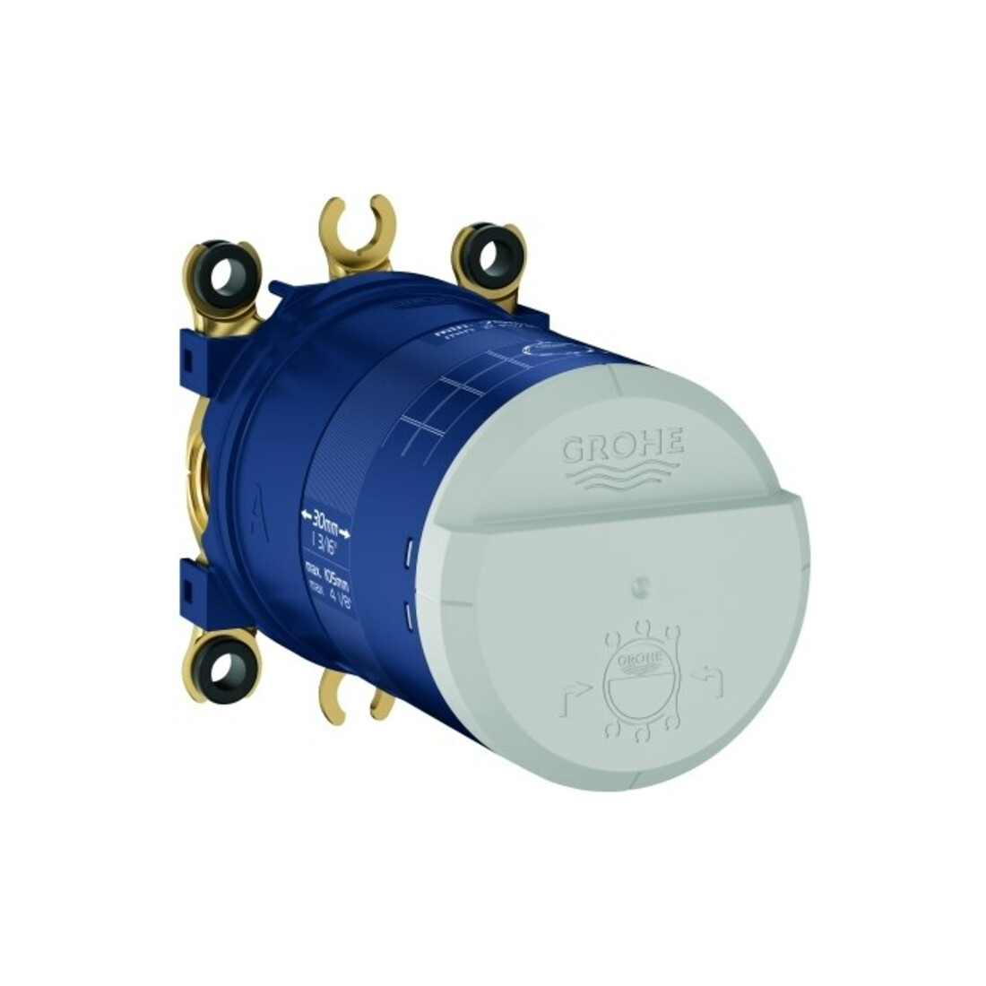 Grohe Corps d'encastrement pour Rainshower 1/2", p. robinet, prof. 7,5-10,5 cm