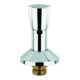 Grohe Corps supérieur 11515 1'' pour vannes encastrées, poignée triangulaire bleu/rouge chromé-1