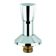 Grohe Corps supérieur 11515 1'' pour vannes encastrées, poignée triangulaire bleu/rouge chromé