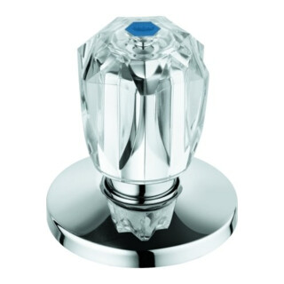 Grohe Corps supérieur 11541 1/2" pour vannes encastrées Poignée Brillant marquage bleu chrome