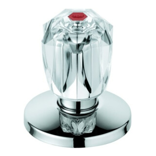 Grohe Corps supérieur 11542 1/2" pour vannes encastrées Poignée Brillant marquage rouge chrome