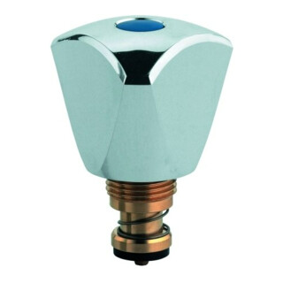 Grohe Corps supérieur 41817 avec poignée ABS en forme de couronne DN10 chromé avec clapet anti-retour