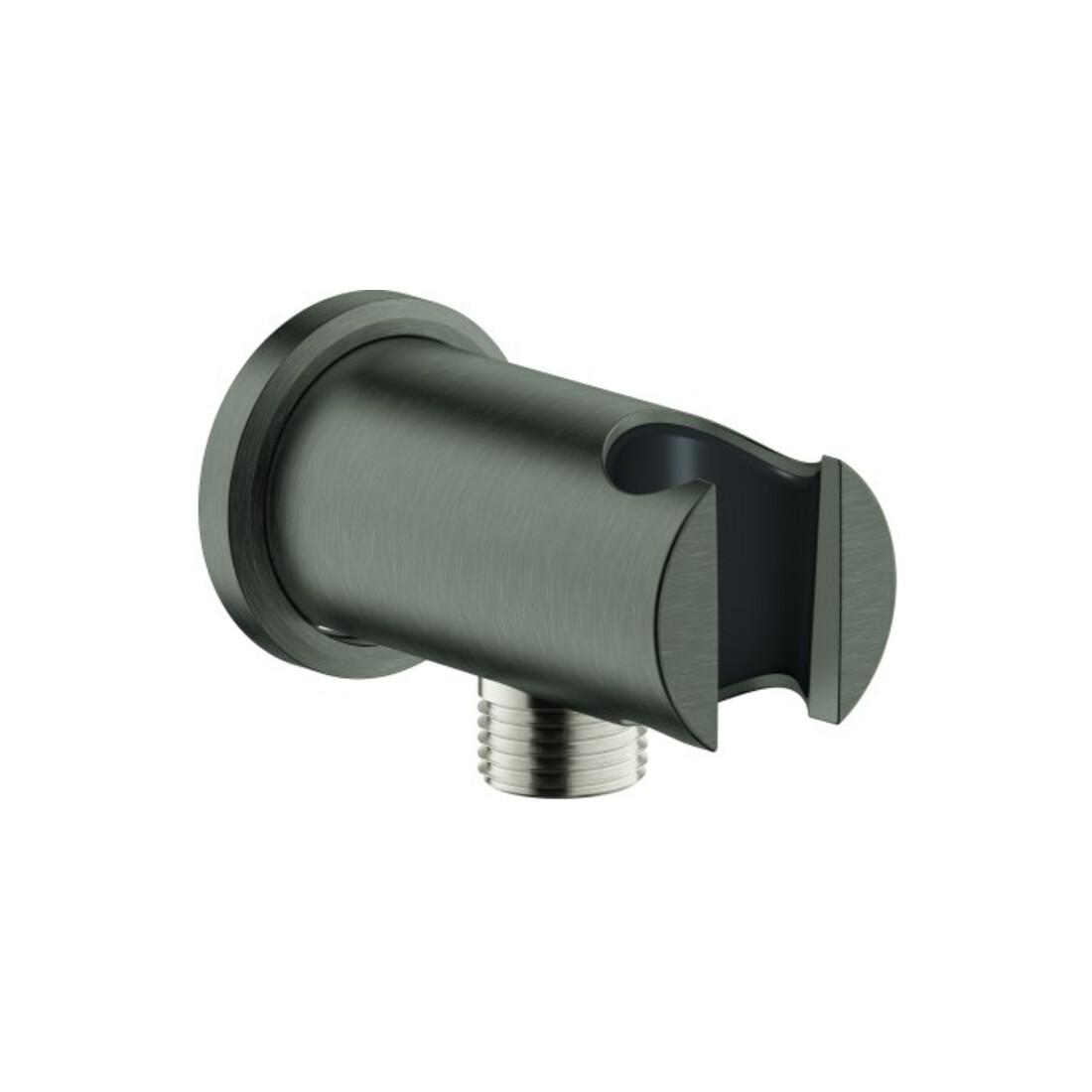 Grohe Coude de sortie murale Rainshower 1/2" avec douchette murale, rond, graphite mat