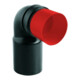 Grohe Coude d'évacuation 42946 DN80/100 noir pour systèmes d'installation-1