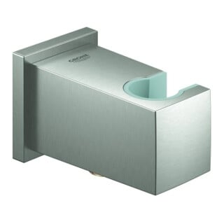 Grohe Coude mural Euphoria Cube supersteel, avec support de douche murale, DN 15