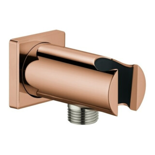 Grohe Coude mural Rainshower 1/2", avec douchette, rosace carrée, blanc suns