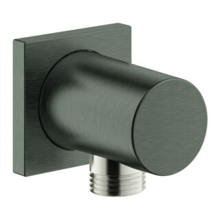 Grohe Coude mural Rainshower 1/2, rosace d’angle, graphite dur brossé