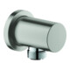 Grohe Coude mural Rainshower 1/2", rosace ronde, supersteel-1