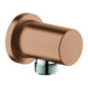 Grohe Coude mural Rainshower 1/2", rosace ronde, warm sunset brossé-1
