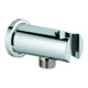 Grohe Coudes de sortie murale Rainshower 1/2" avec support de douche murale, rond, chrome-1