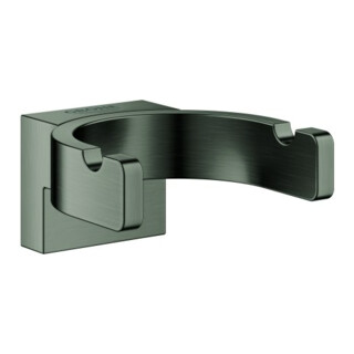 Grohe Crochet double pour peignoir Selection graphite dur brossé