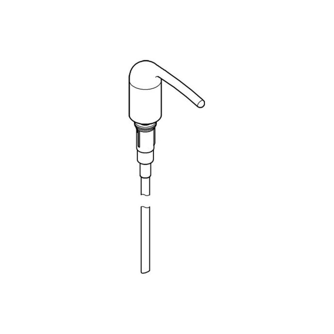 Grohe Dispositif de pompe 48171 chromé