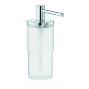Grohe Distributeur de savon Atrio 160 ml, verre/métal, chrome