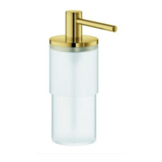 Grohe Distributeur de savon Atrio 160ml, verre/métal, cool sunrise