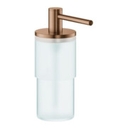 Grohe Distributeur de savon Atrio 160ml, verre/métal, sunset brossé