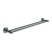 Grohe Doppel-Badetuchhalter Essentials 60cm, verd. Befestigung, hard graphite