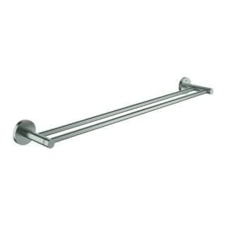 Grohe Doppel-Badetuchhalter Essentials 60cm, verdeckte Befestigung, supersteel